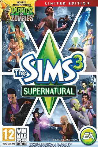 The Sims 3 Supernatural (Сверхъестественное) скачать торрент бесплатно